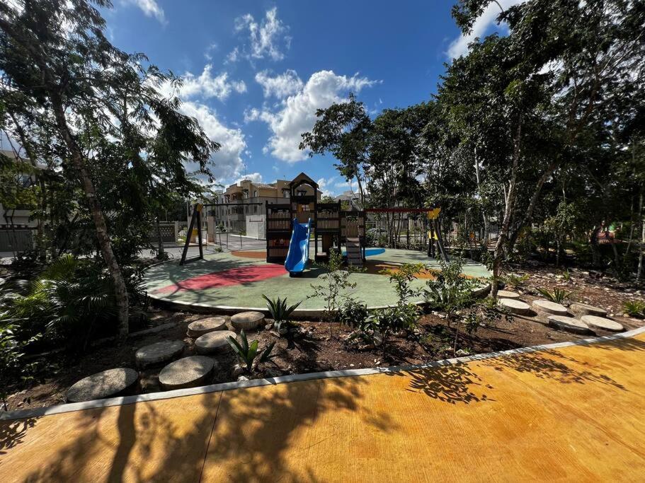 Angels Beach Condo Con Piscina, Parking Y Parque Playa del Carmen Extérieur photo