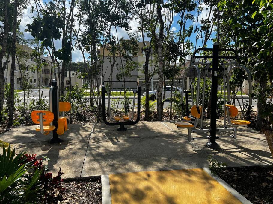 Angels Beach Condo Con Piscina, Parking Y Parque Playa del Carmen Extérieur photo