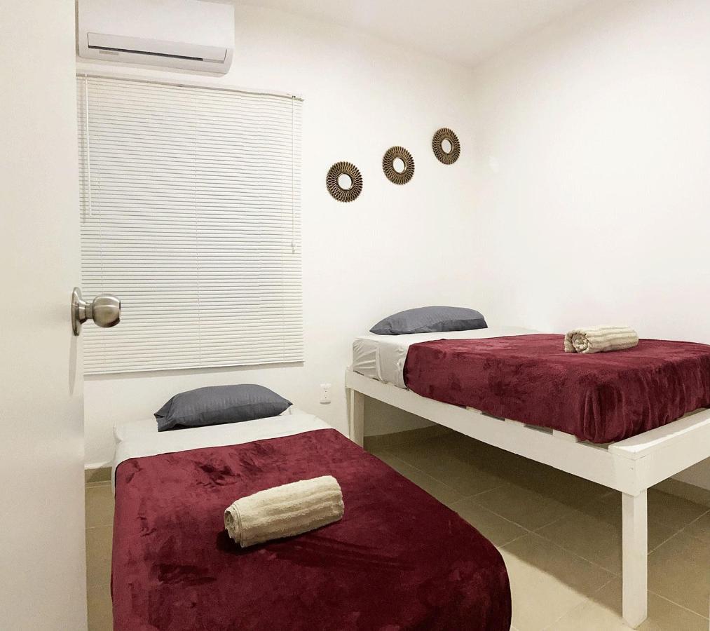 Angels Beach Condo Con Piscina, Parking Y Parque Playa del Carmen Extérieur photo